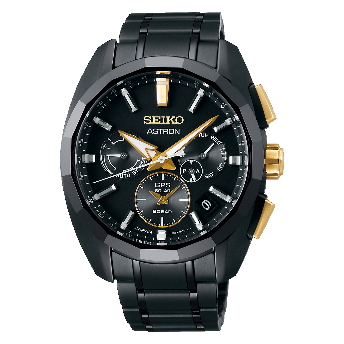 Seiko Astron - Solar Kintaro Hattori 160th Anniversary Limited Edition 2500 stuks Cal. 5X53 200m WR Saffierglas + Extra kroko band