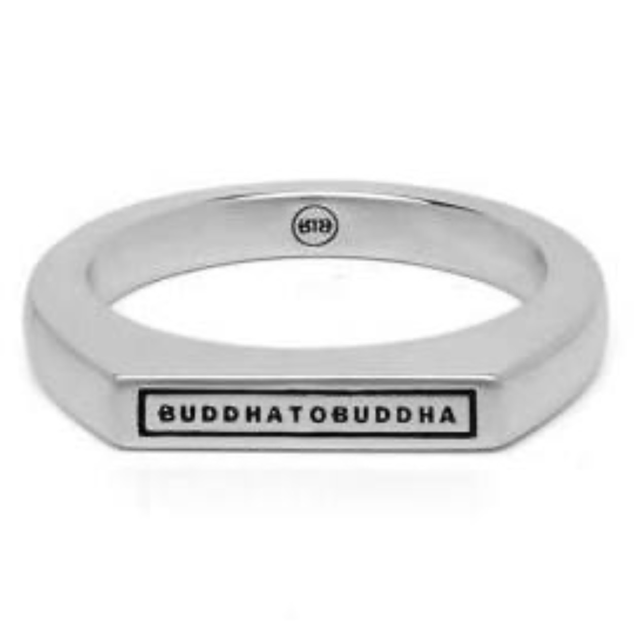 zilveren ring Signet maat 19