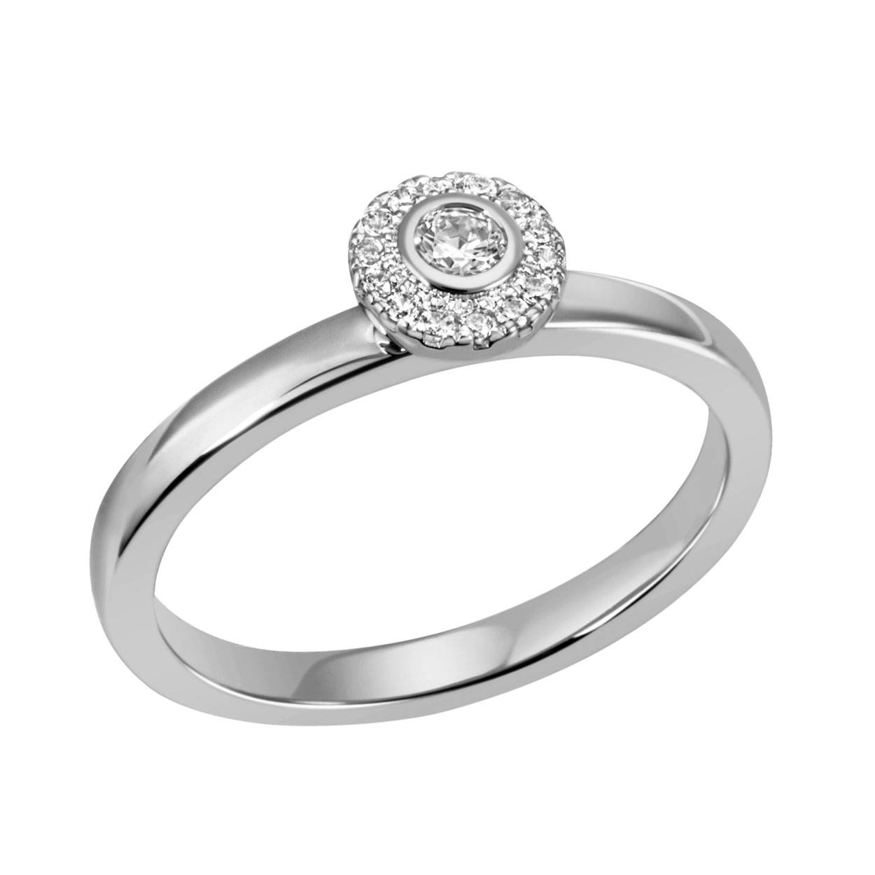 Ring briljant WG