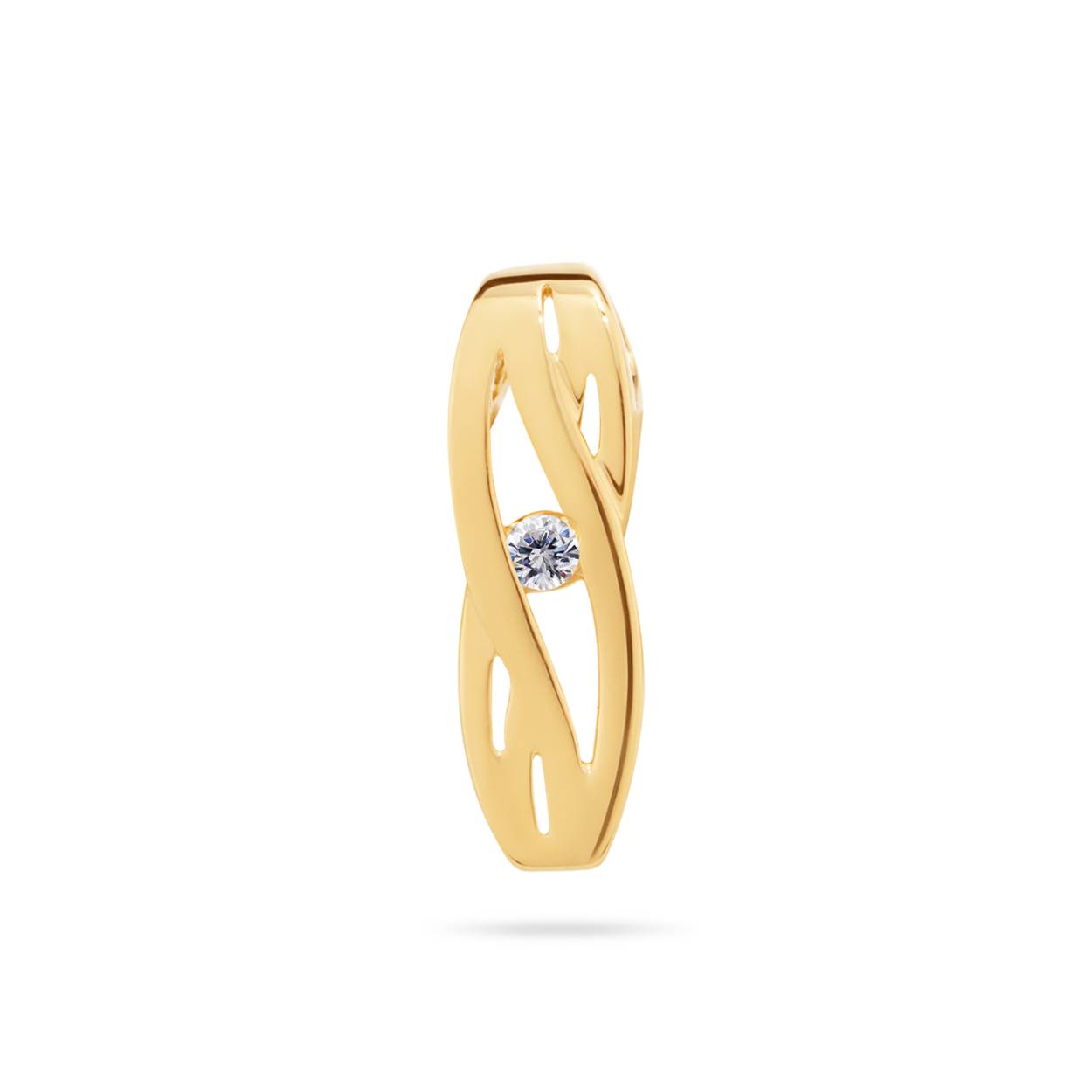 Deze hanger is van het merk Swing Jewels. Het is een damessieraad gemaakt van goud, 18 karaat, (legering: 0.75). De hanger is geelgoud van kleur.
De verdere specificaties van de hanger zijn als volgt:
Breedte (mm): 5.2
Lengte (mm): 5.2
Hoogte (mm): 16.5