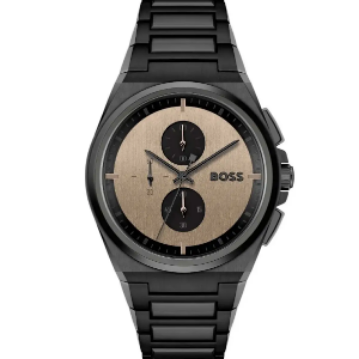Dit Boss horloge heeft een kast gemaakt van Roestvrijstaal met een diameter van 45.8 mm en is voorzien van een metalen band. In de kast bevindt zich een Seiko Instruments Inc. kwaliteitsuurwerk en is afgewerkt met Mineraalglas.

Het horloge is 5ATM. 