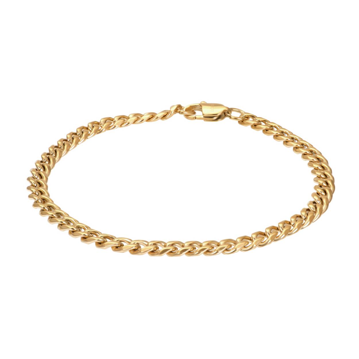 De iXXXi Men armband Flat Chain is gemaakt van stainless steel. Het design van de armband bestaat uit een platte schakel die aan elkaar bevestigd zijn.