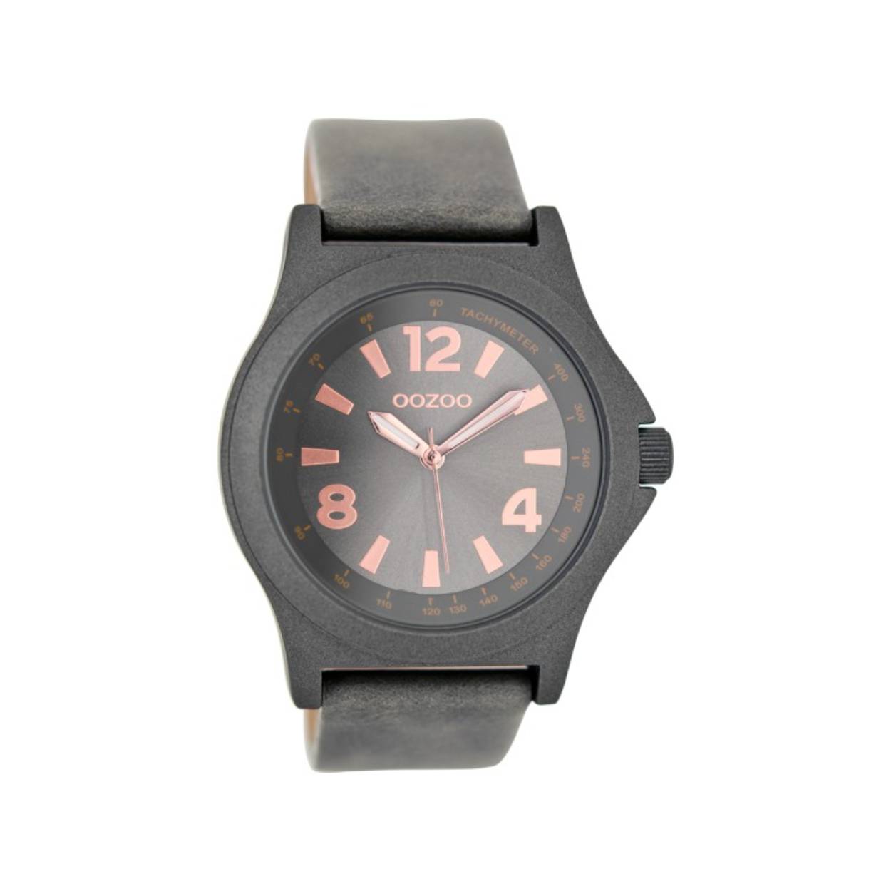 OOZOO Timepieces horloge Zwart/Zwart C6877 (43 mm) voor unisex.

Het horloge heeft een quartz uurwerk. De wijzerplaat is Grijs/groen en rose kleurig en is afgedekt met mineraalglas. De band is gemaakt van leer. Van dit horloge heb je jarenlang draagplezier!

Dit horloge koop je veilig en eenvoudig in onze online shop. Wij zijn officieel dealer van OOZOO horloges. Je ontvangt een garantie van 1 jaar op productiefout. Retourneren is gratis.

Bekijk ook de complete collectie OOZOO horloges in onze online shop.