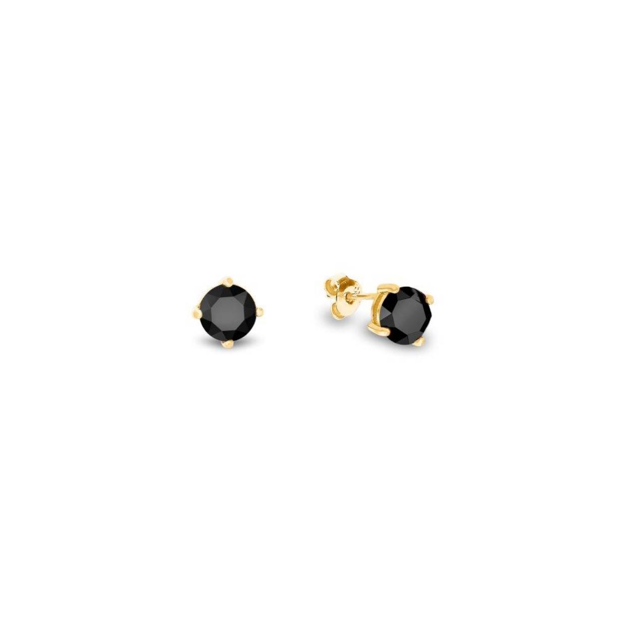 Spark BRILLANT Earrings gilded Jet