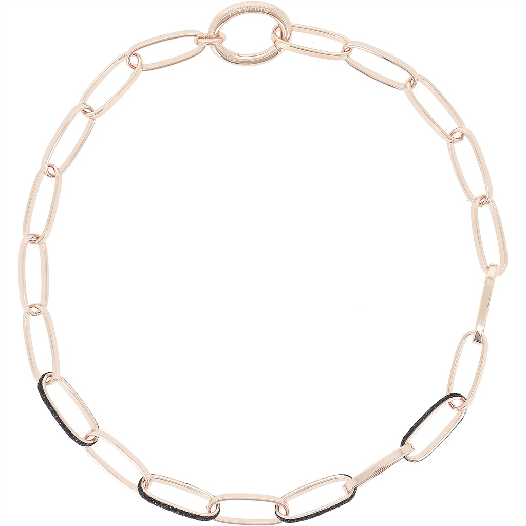 PESAVENTO COLLIER 18KT VERGULD BLACK DUST WPLVE1811/M 