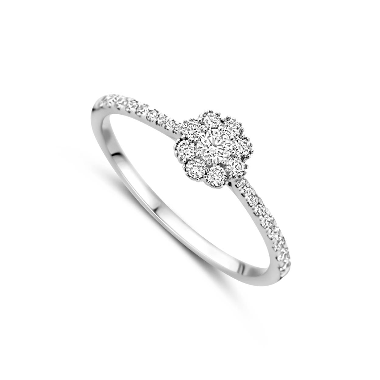 Ring wit goud 18kt met diamanten Dulci Nea