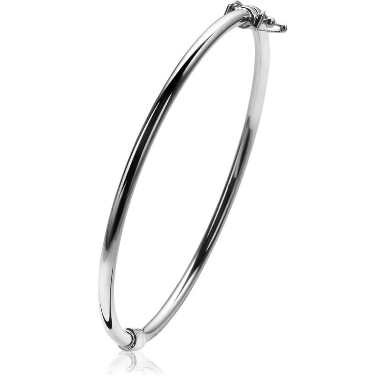 Zilveren bangle armband van zinzi