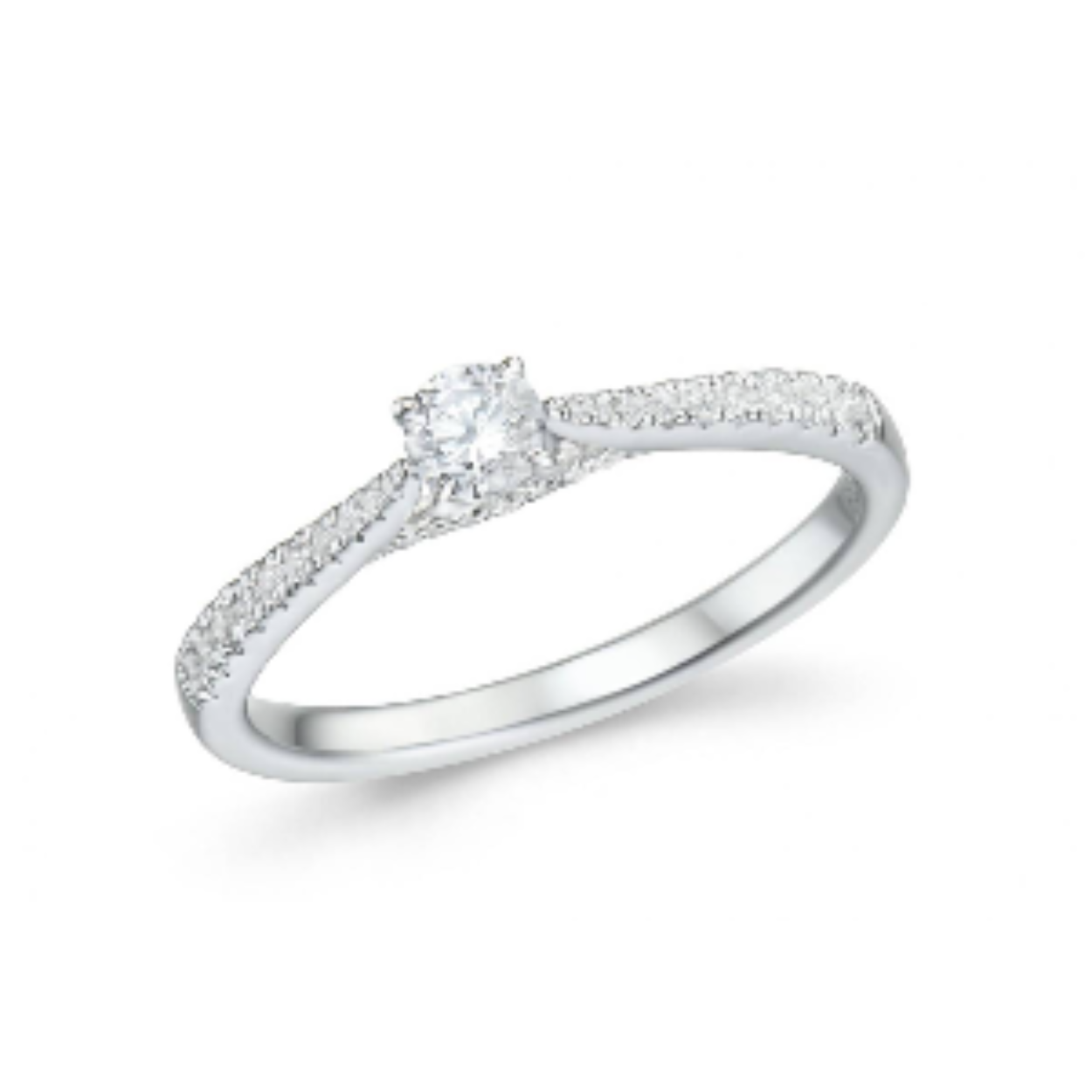 Ring goud 18kt met diamanten