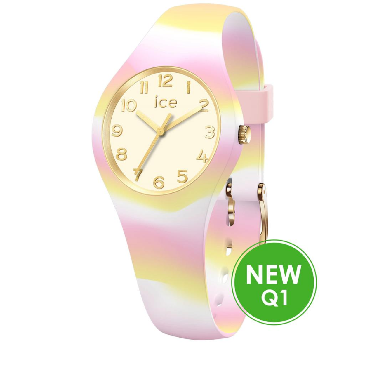 Dit is een horloge van het merk Ice-Watch. De bandkleur van dit horloge is roze.
