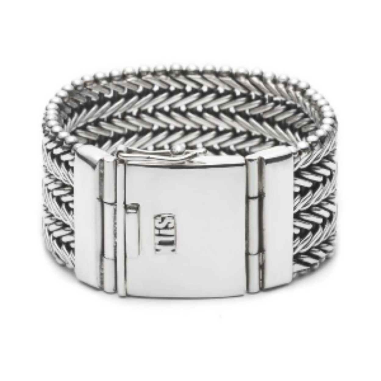 SILK ARMBAND ZILVER 204/18