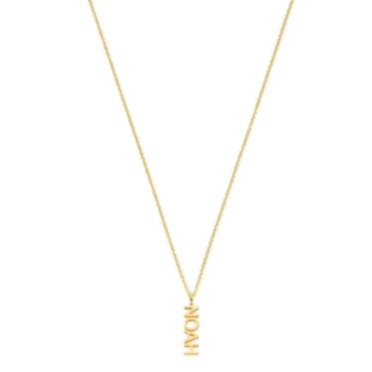 14 krt gouden collier met "Julia"