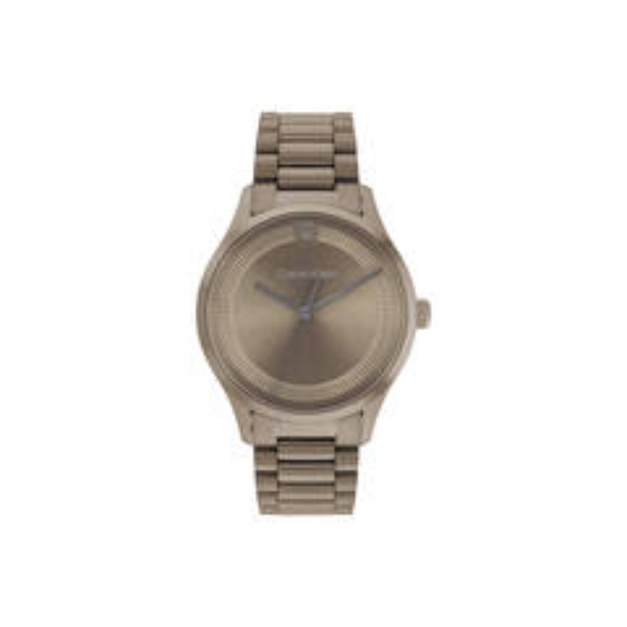 bronzen stalen horloge 