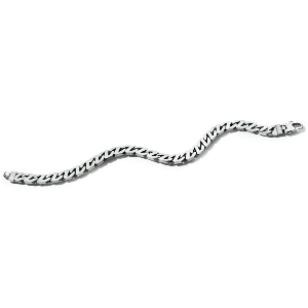 Geoxideerd 925 zilveren armband met een schakelbreedte van 6.8mm. De armband heeft een stevige karabijn sluiting.