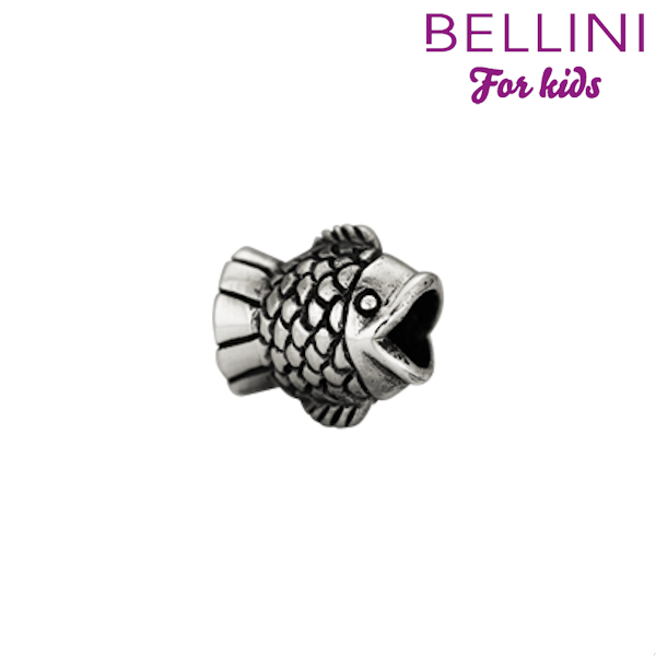 Bellini zilveren kraal vis 562.440
Speciaal voor jonge meiden biedt Bellini een ruime collectie kleine zilveren beads aan (925 zilver). Stel je eigen armband samen en kies je favoriete beads zoals een dolfijn, hondepoot, cupcake of klavertje 4. Met een gekleurde stopper houd je de Bellini beads mooi op hun plek. Elk seizoen introduceert Bellini weer nieuwe vrolijke en kleurrijke beads.