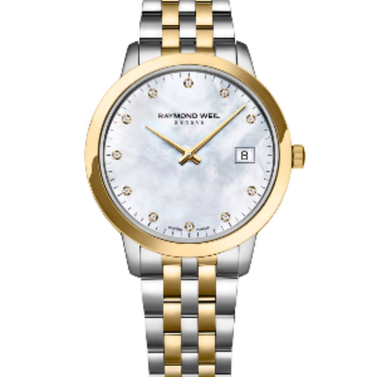 Toccata Ladies Quartz Two-tone Gold 11 Diamond Watch, 34mm