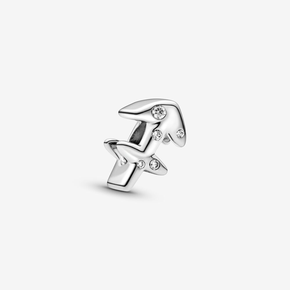 Met deze Sprankelende Boogschutter Dierenriem Bedel draag je je sterrenbeeld altijd met je mee. Deze sterlingzilveren bedel is het symbool van een van de grootste reizigers in de dierenriem. Met dit sieraad laat je altijd en overal een stukje van je persoonlijkheid zien. Je kunt de gepolijste, met sprankelende zirkonia's bezette kant laten zien, of de met piepkleine sterretjes afgewerkte achterkant. Dit sieraad is de perfecte manier om te laten zien wie je bent, maar het vormt ook een heel persoonlijk cadeau voor een dierbare Boogschutter.