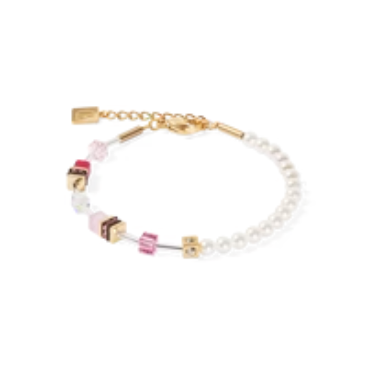 Stijlvolle perfectie voor de pols. De GeoCUBE® Fusion Pearls-armband maakt deze set compleet. Glinsterende parels en de iconische GeoCUBE®-elementen smelten samen tot een delicaat sieraad dat indruk maakt met zijn lichtheid en elegantie. 