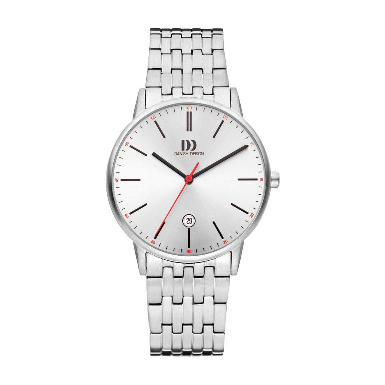 Danish Design horloge IQ62Q1126 heren titanium. Geschikt voor personen met een allergie
