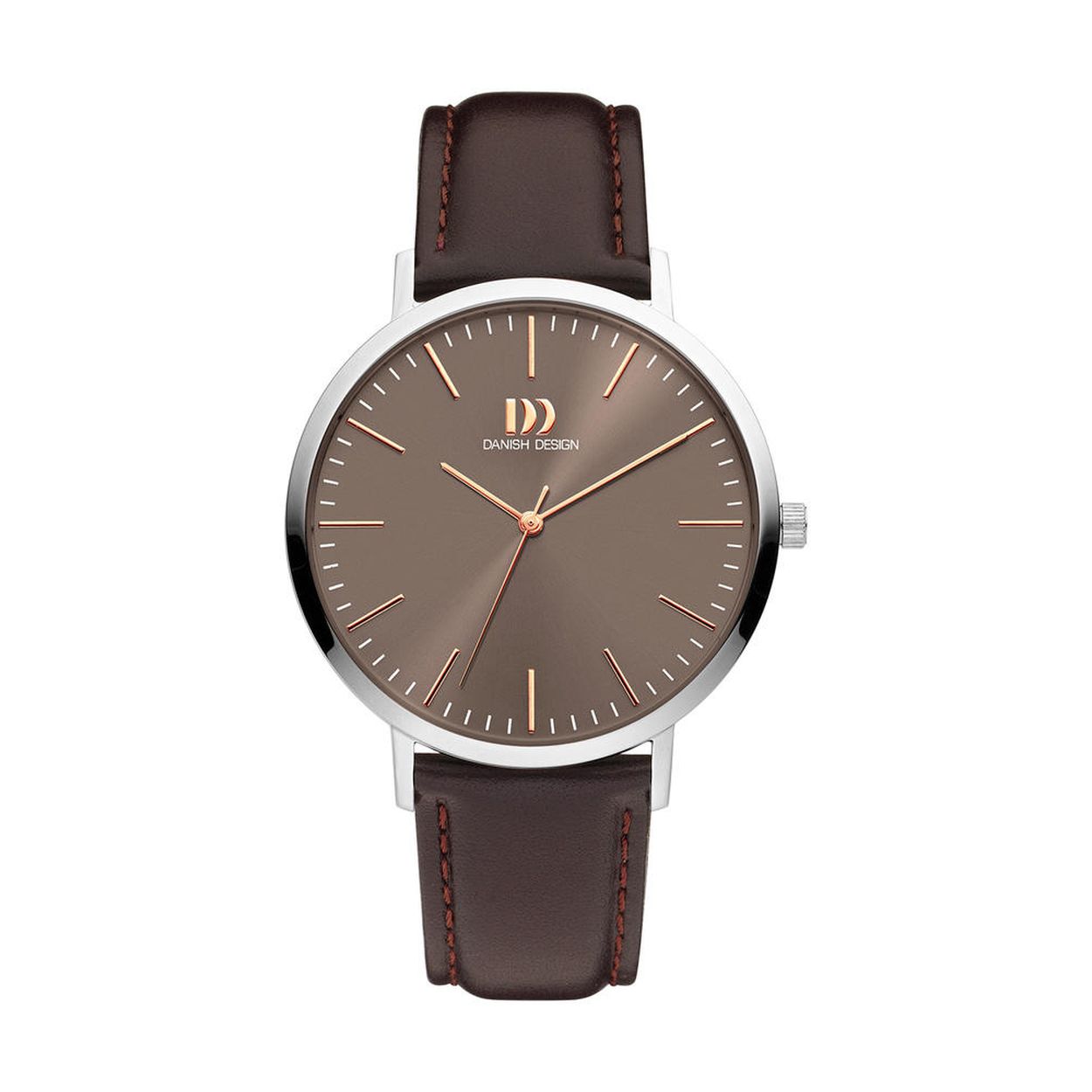 - band echt leer bruin
- wijzerplaat bruin met rose gouden streepjes
- spat waterdicht: handenwassen, regen
- quartz
- maat kast 42mm