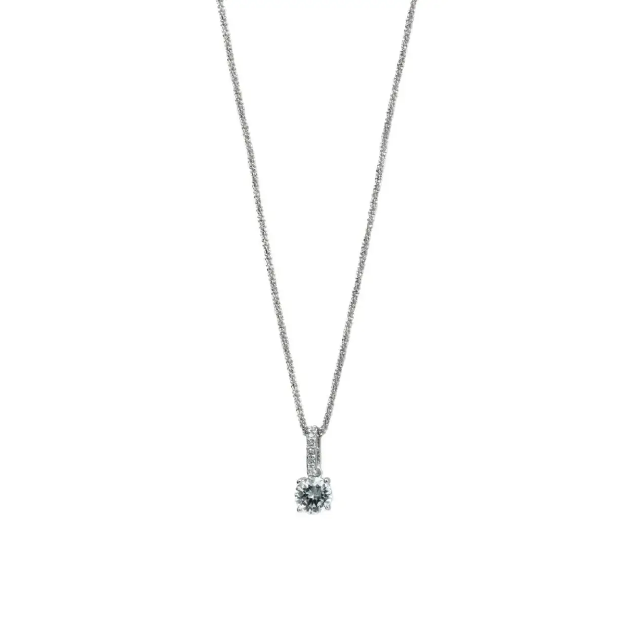 Zilveren hanger met zikonia, incl collier