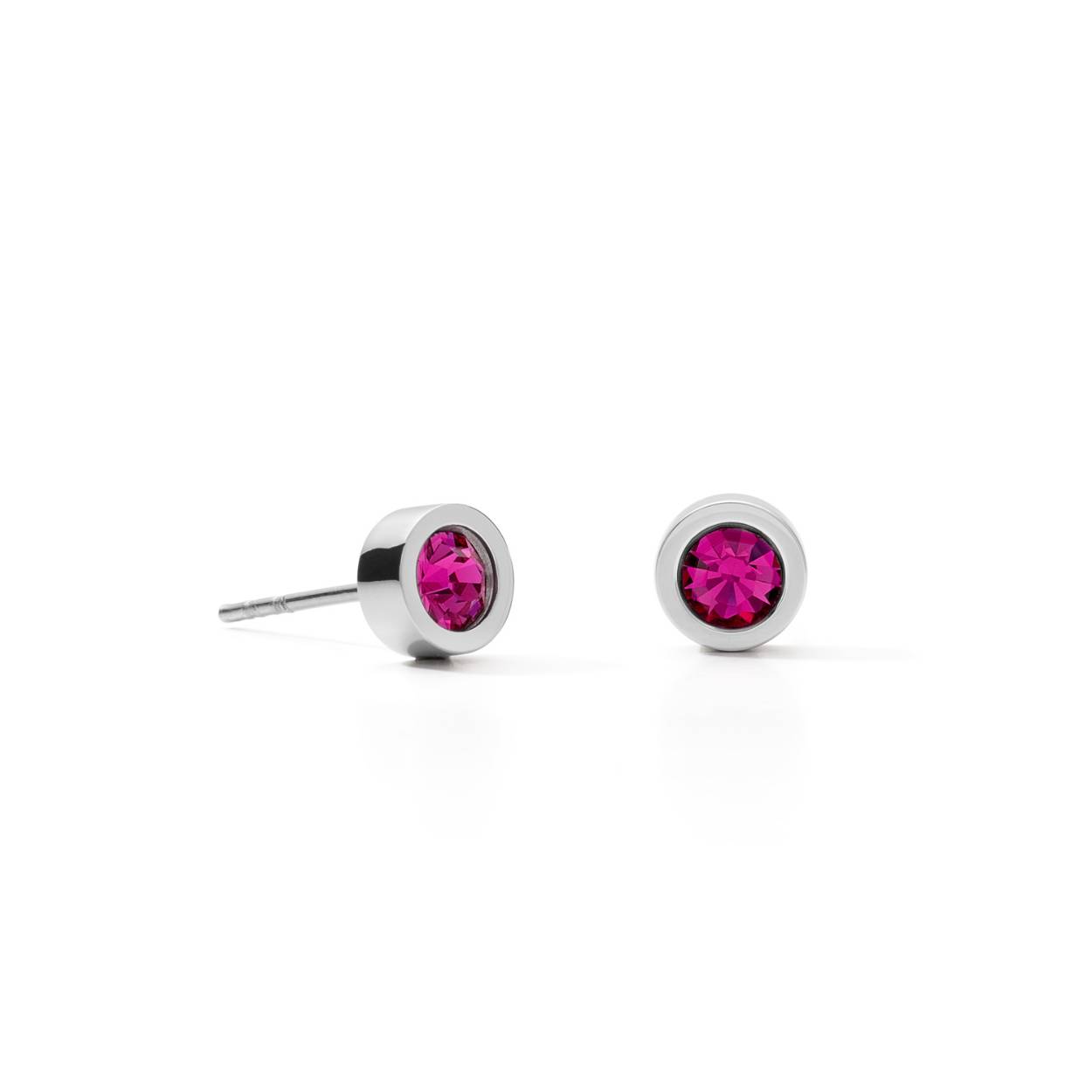 Oorbellen stekers pink Coeur de Lion