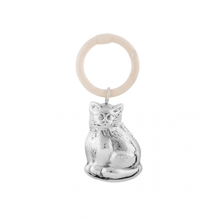 Rammelaar poes verzilverd
