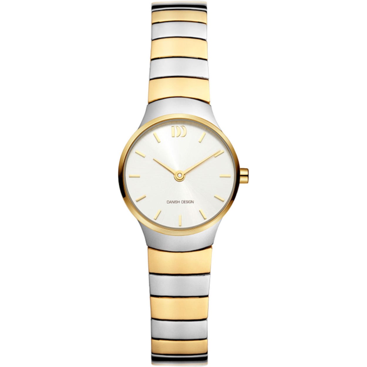 Danish Design horloge met stalen band, Jolie Petite bicolor