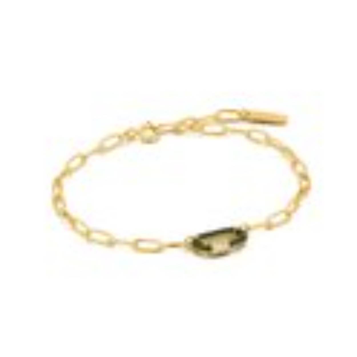FOREST GREEN ENAMEL CARABINER GOLD BRACELET Deze prachtige 14K gold plated Forest Green Anamel Carabiner Gold Bracelet uit de Bright Future collectie van Ania Haie is een echte eyecatcher! In het midden van de armband bevindt zich een tweezijdige opengewerkte tussenschakel in groen emaille met zirkonia's. De andere kant is goudkleurig en zorgt voor een minder opvallende uitstraling. Mix & match de sieraden uit deze collectie met elkaar voor een complete en unieke look.