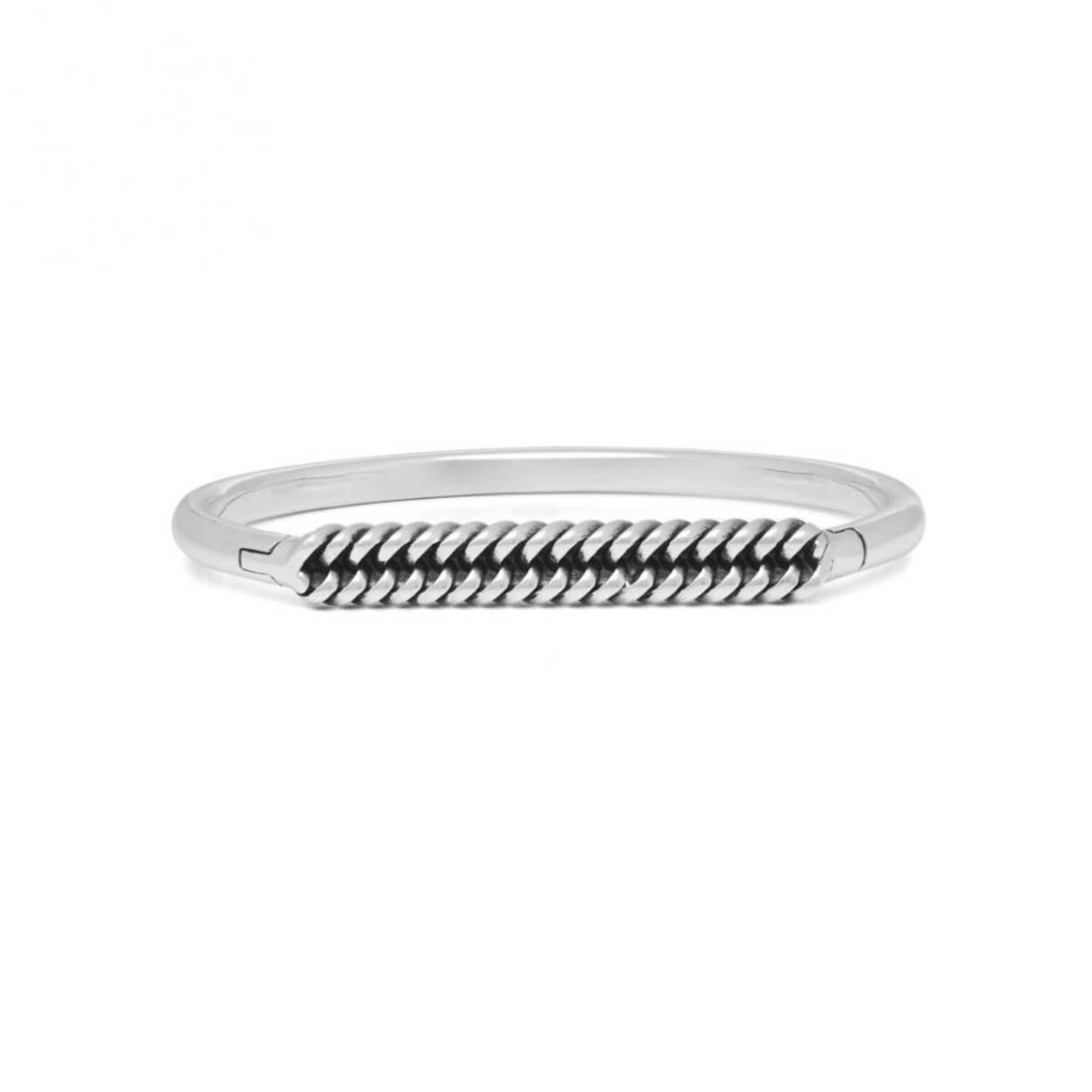 Buddha to Buddha chain bangle 014D zilver