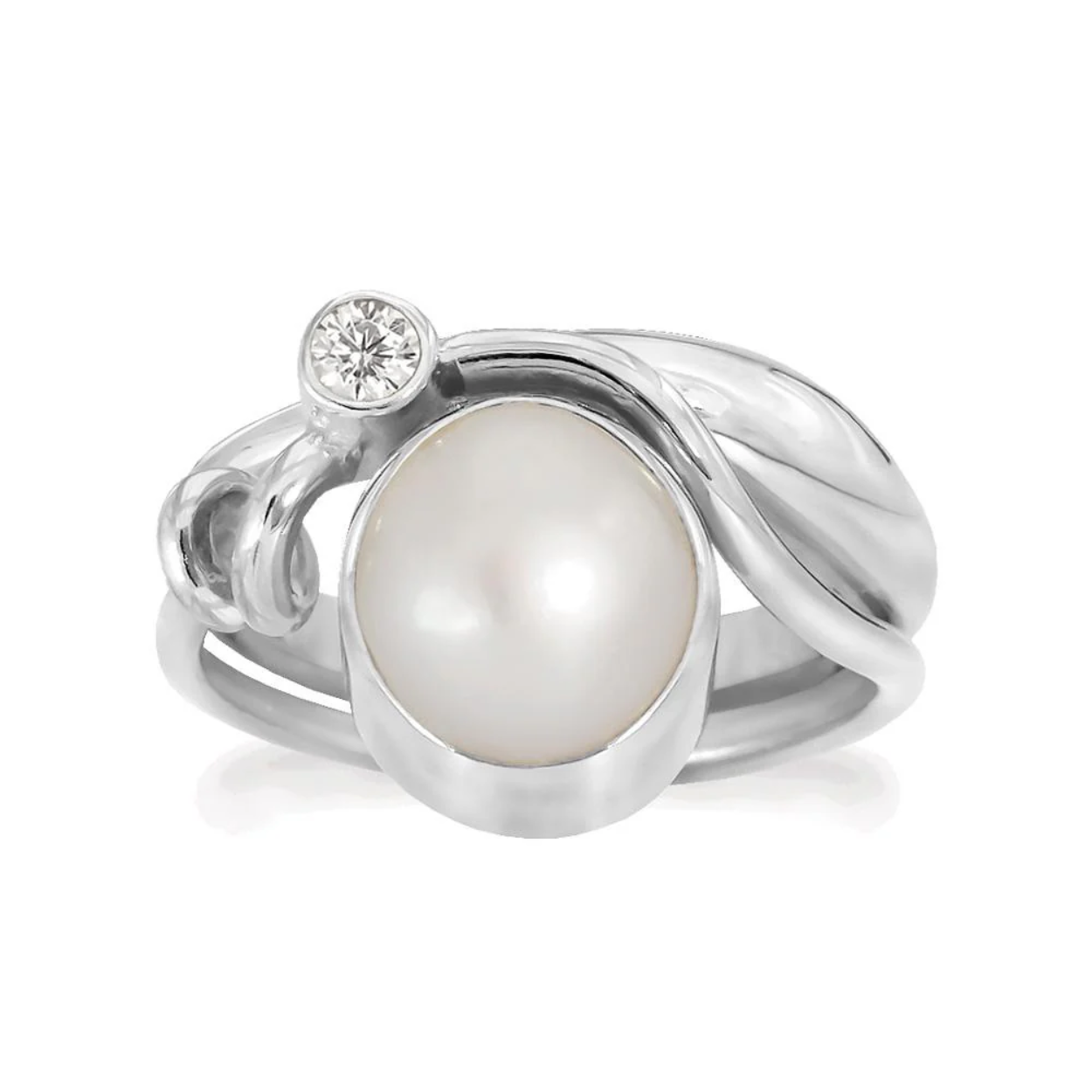 Ring - Winding White
79403065-52

Deze sterling zilveren ring bevat een witte parel van 8,5 à 9 mm en een 3 mm zirkonia.