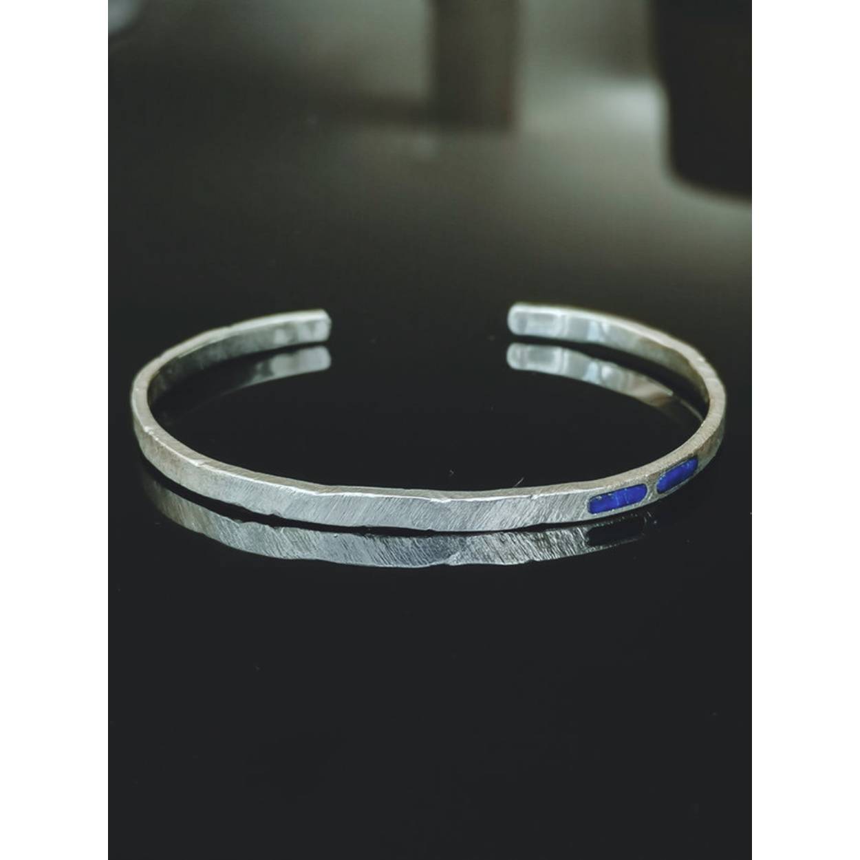Cuff armband Abel blauw