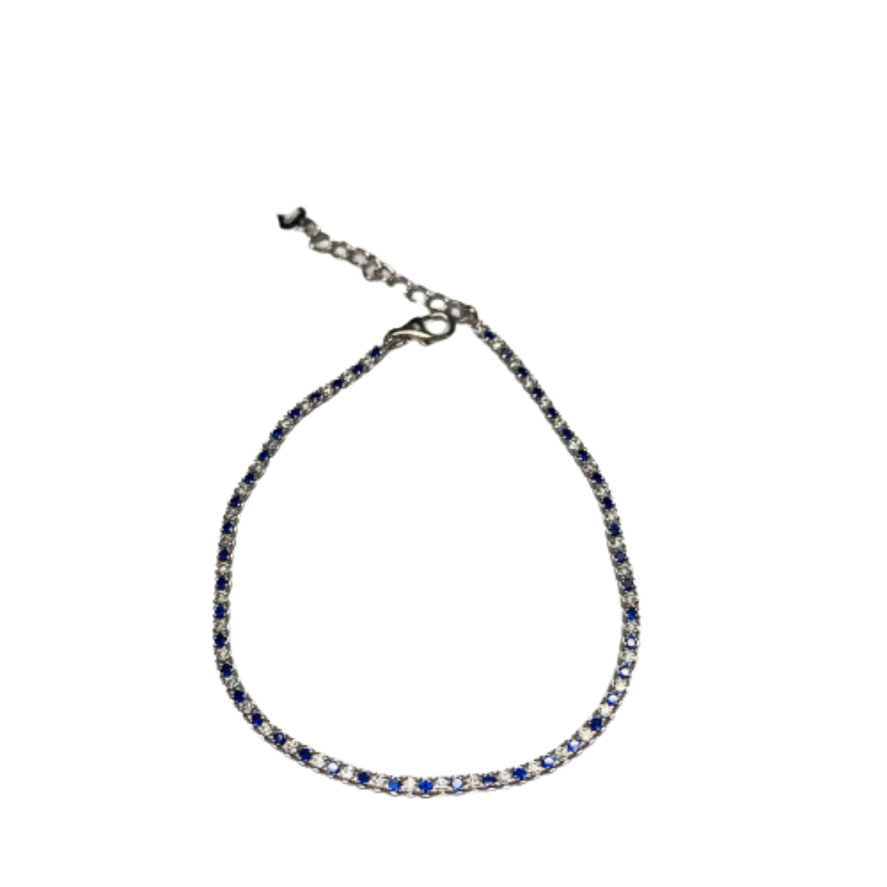 My iMenso Tennisarmband white/sapphire