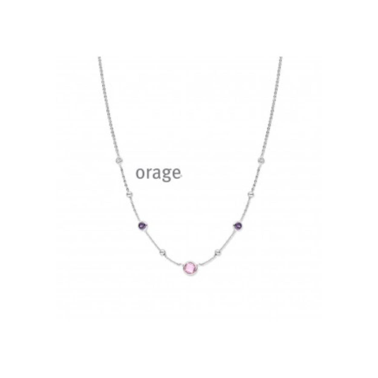 Ketting roze 925 rh cz