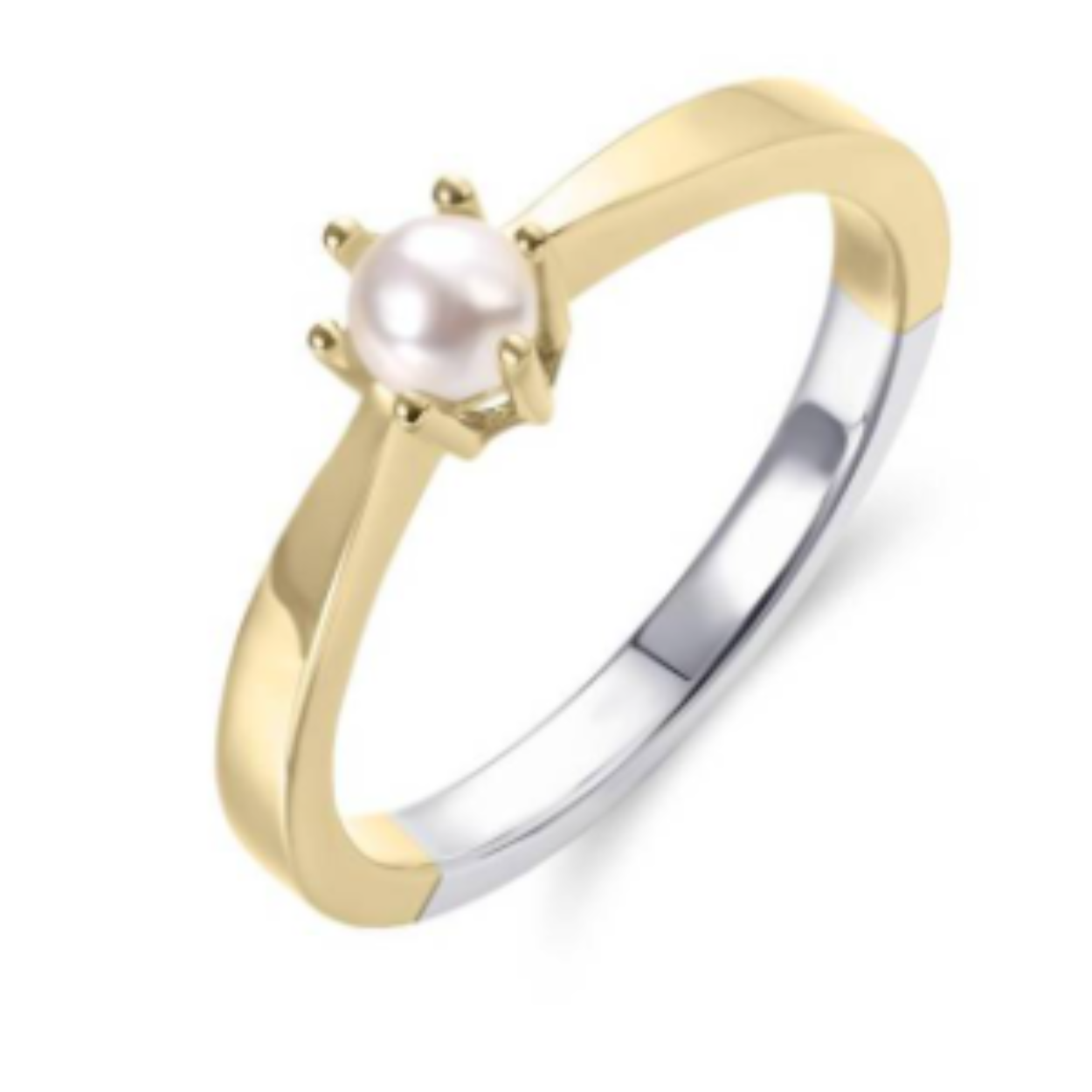 Ring uit de Daily Essentials collectie van Gisser Jewels gemaakt van Geel Goud Verguld Zilver. De ringmaat is 56 en de ringbreedte is 2 - 3 mm.