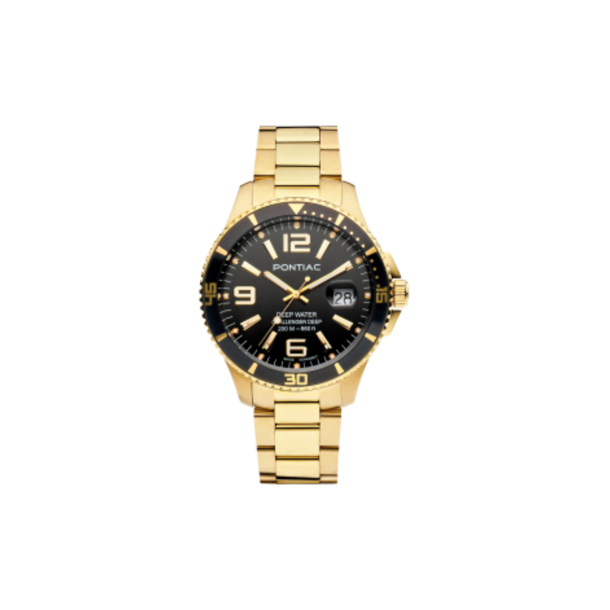 De diver van Pontiac 20 atm, Swiss made en Belgisch ontwerp