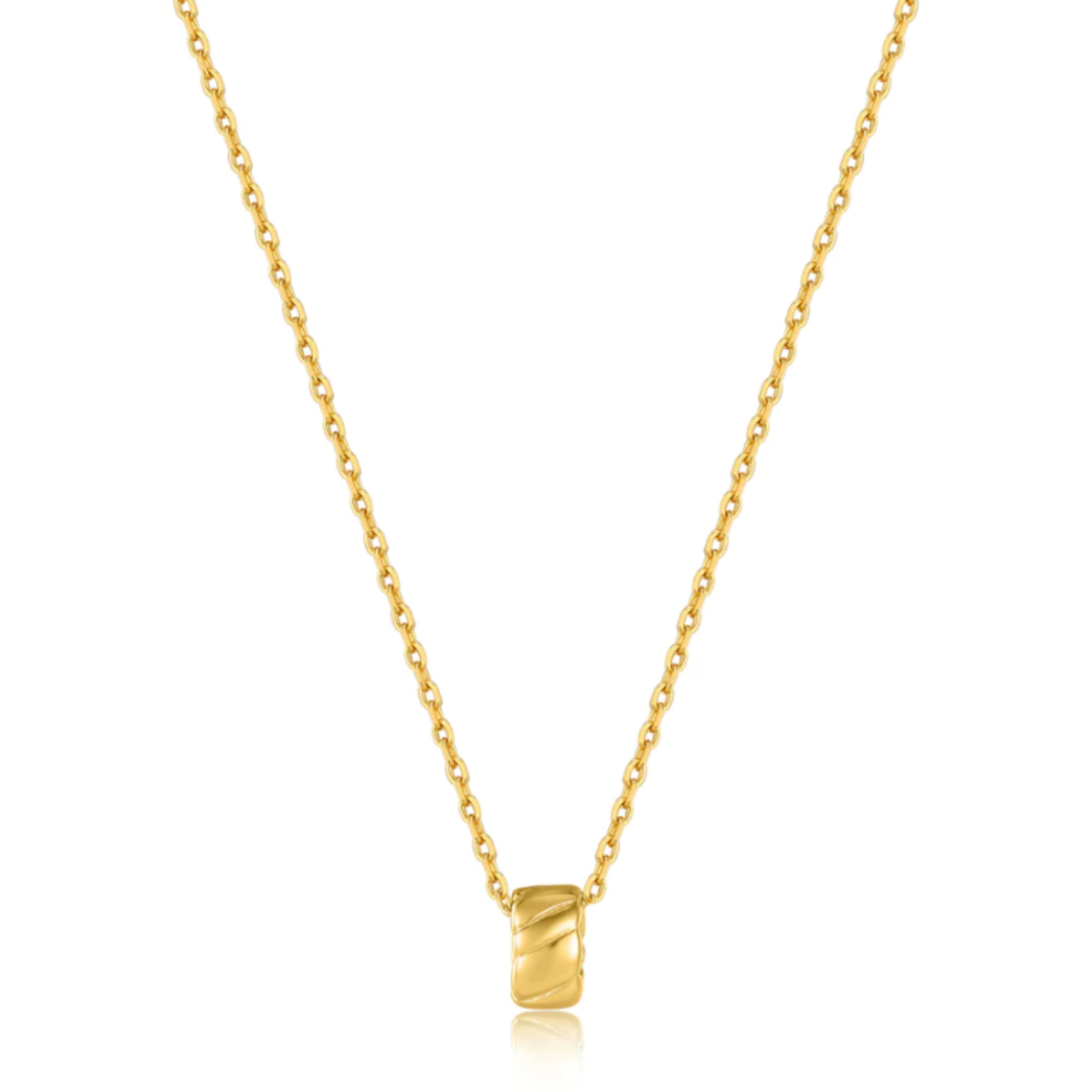 AHN038-03G Smooth Twist Pendant