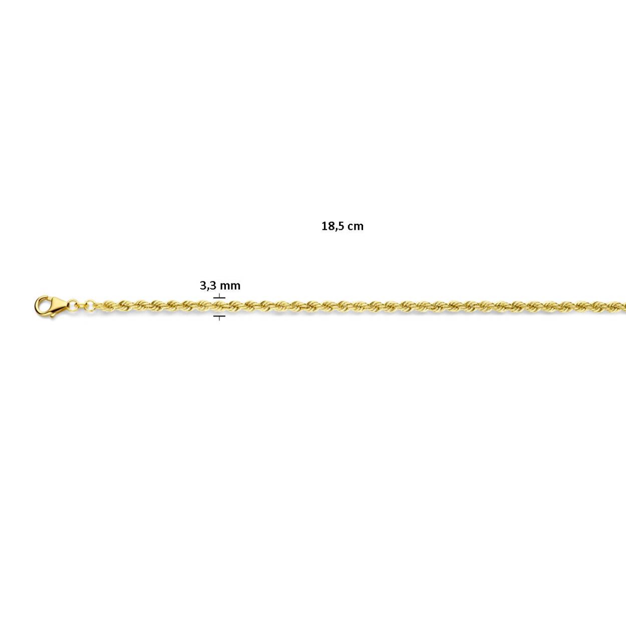 Gouden armband VIJ0324