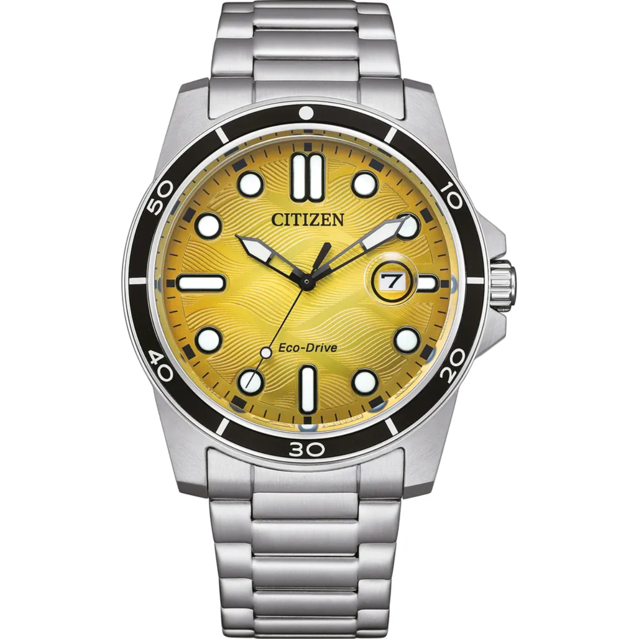 Dit Citizen horloge heeft een kast gemaakt van Roestvrijstaal met een diameter van 41.5 mm en is voorzien van een metalen band. In de kast bevindt zich een Citizen kwaliteitsuurwerk en is afgewerkt met Mineraalglas.

Het horloge is 10ATM. Dit betekent dat het horloge geschikt is om mee te zwemmen. Verder wordt het horloge geleverd met 2 jaar garantie.