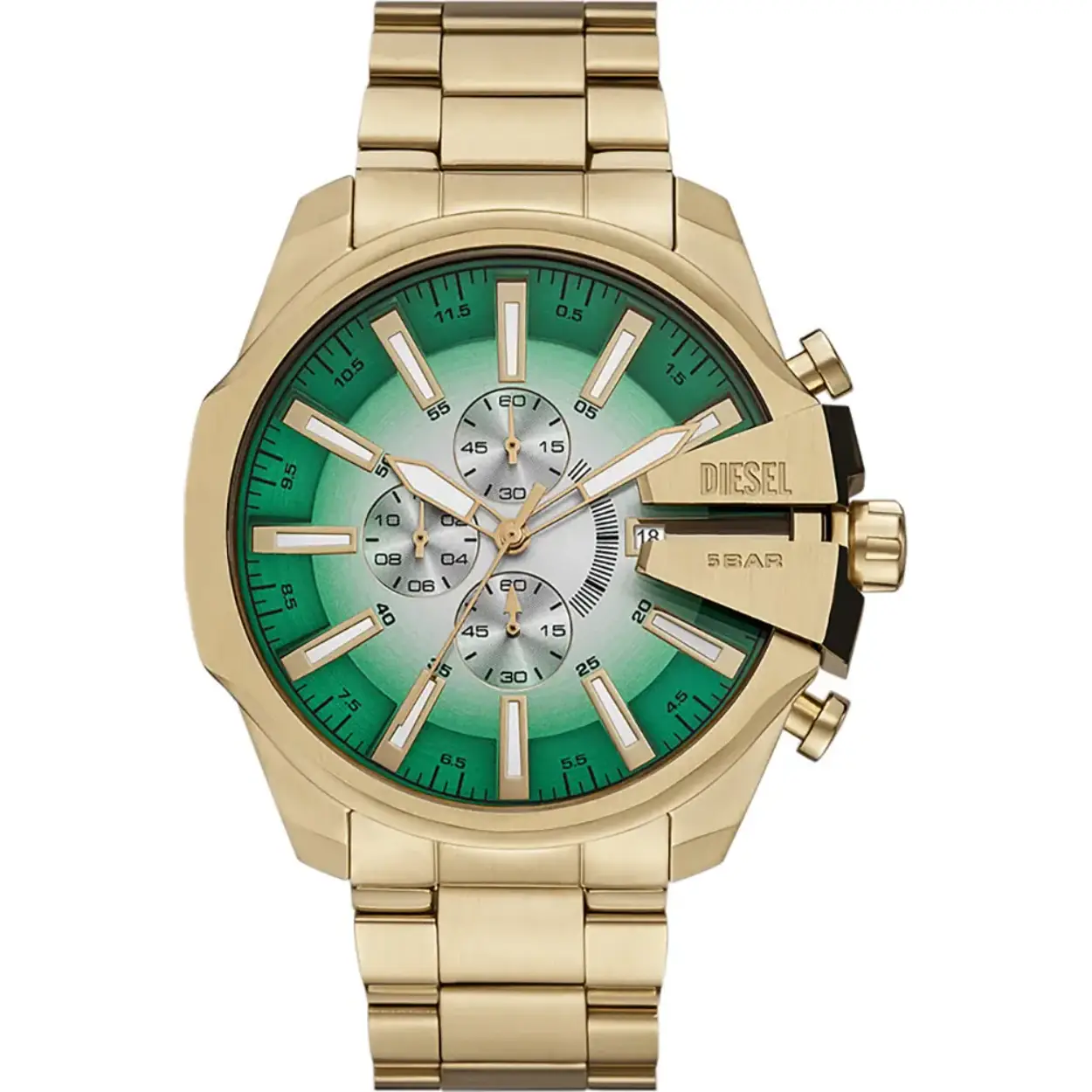 Het horloge beschikt over een quartz uurwerk. Deze prachtige wijzerplaat is meerkleurig en is afgedekt met kwalitatief mineraalglas. De horlogekast is gemaakt van rvs en heeft een diameter van 48 mm. De kleur van deze horlogeband is goud en heeft een breedte van 24 mm. De horlogeband is gemaakt van rvs . Met dit prachtige horloge ben je elke dag op de hoogte van de juiste tijd!