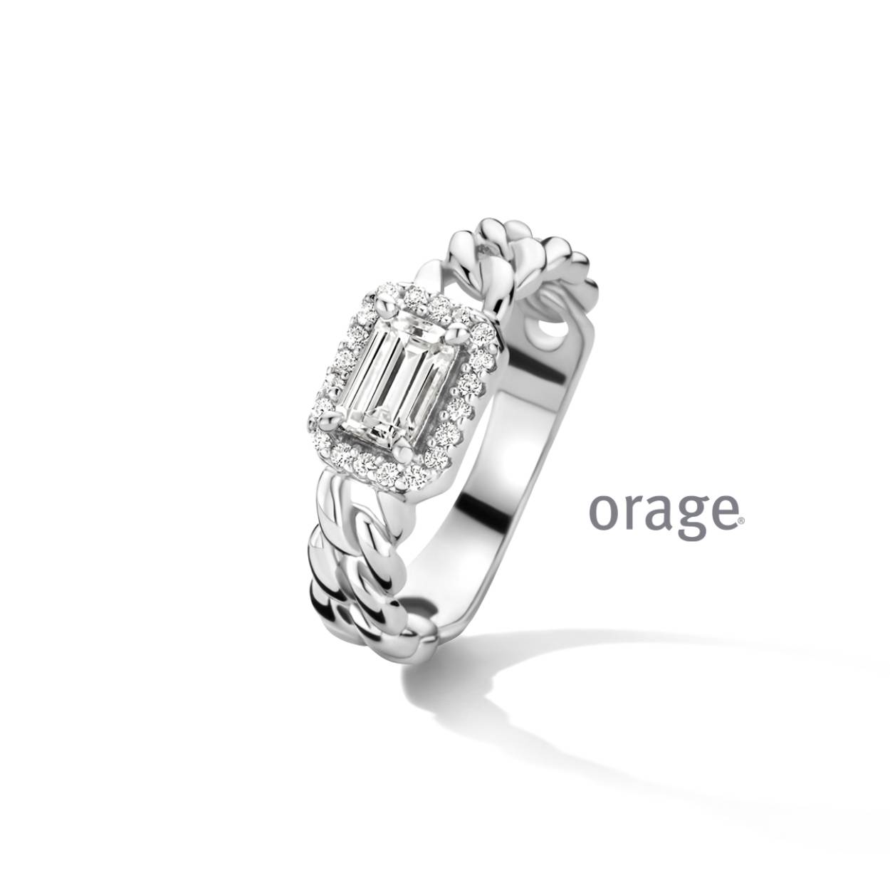 Zilveren ring met zirkonium van Orage
Maat: 54 (Niet uw maat? Wij bestellen deze ring graag in de juiste maat voor u)