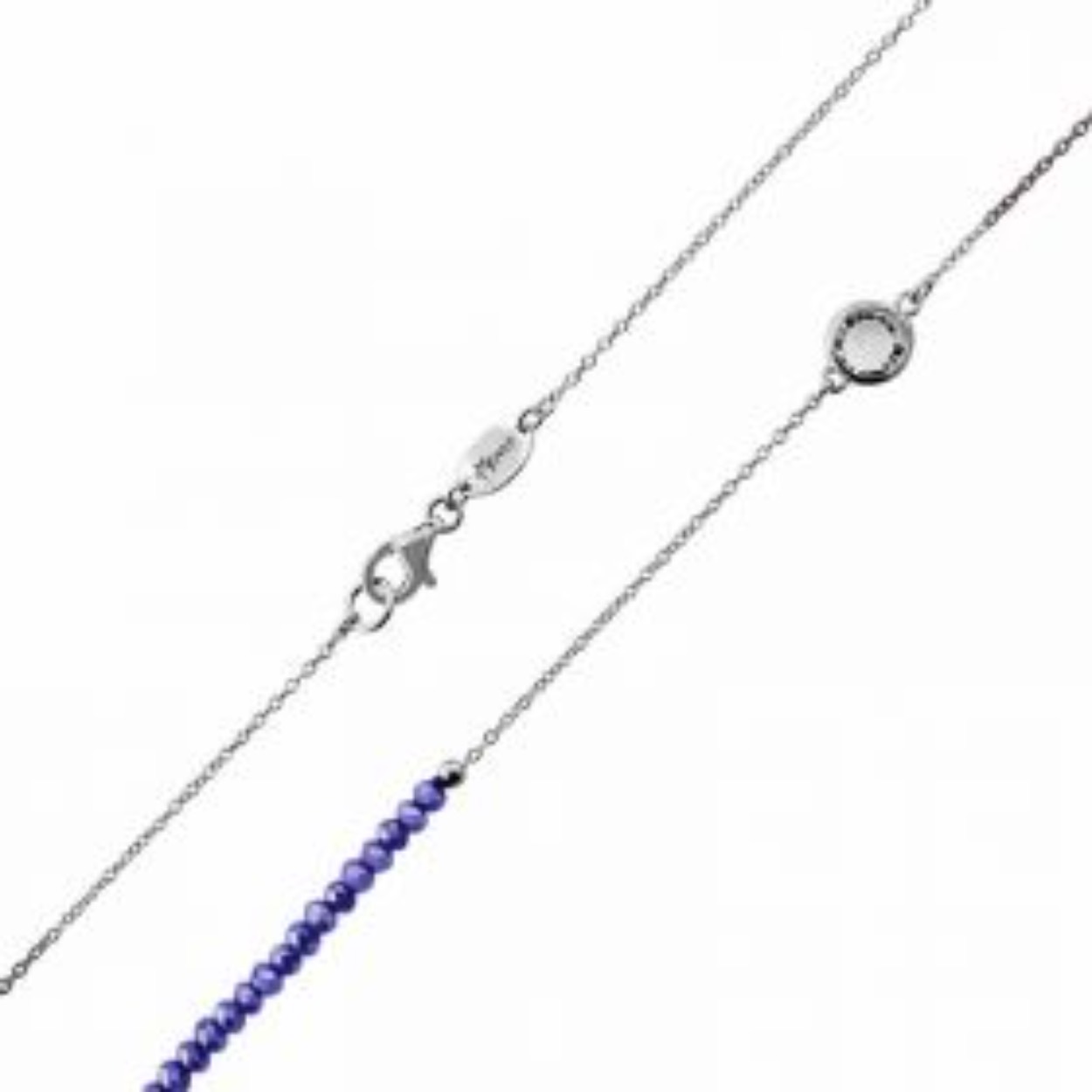 Collier My Imenso met chrystal blue
