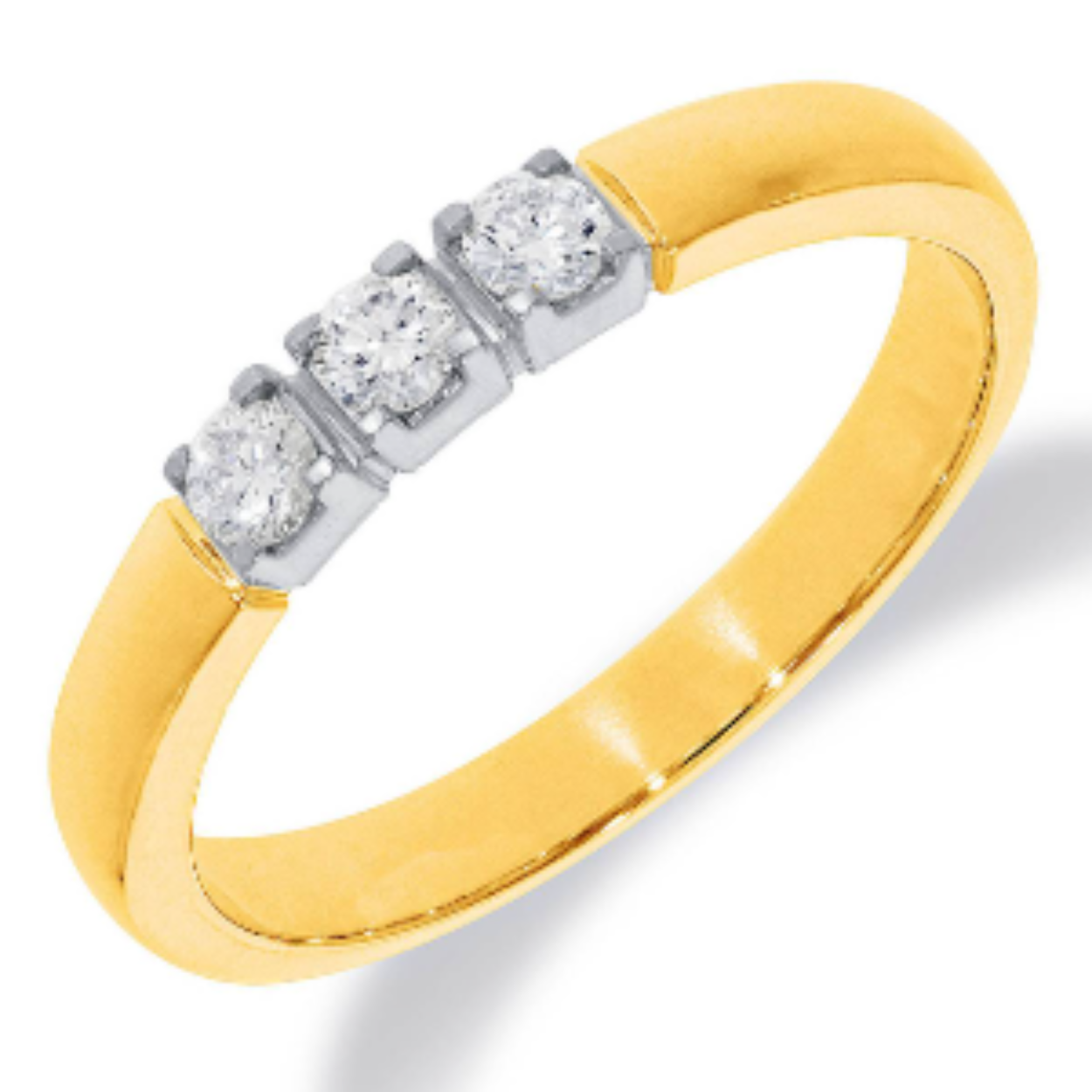 BICOLOR RING DIAMANT