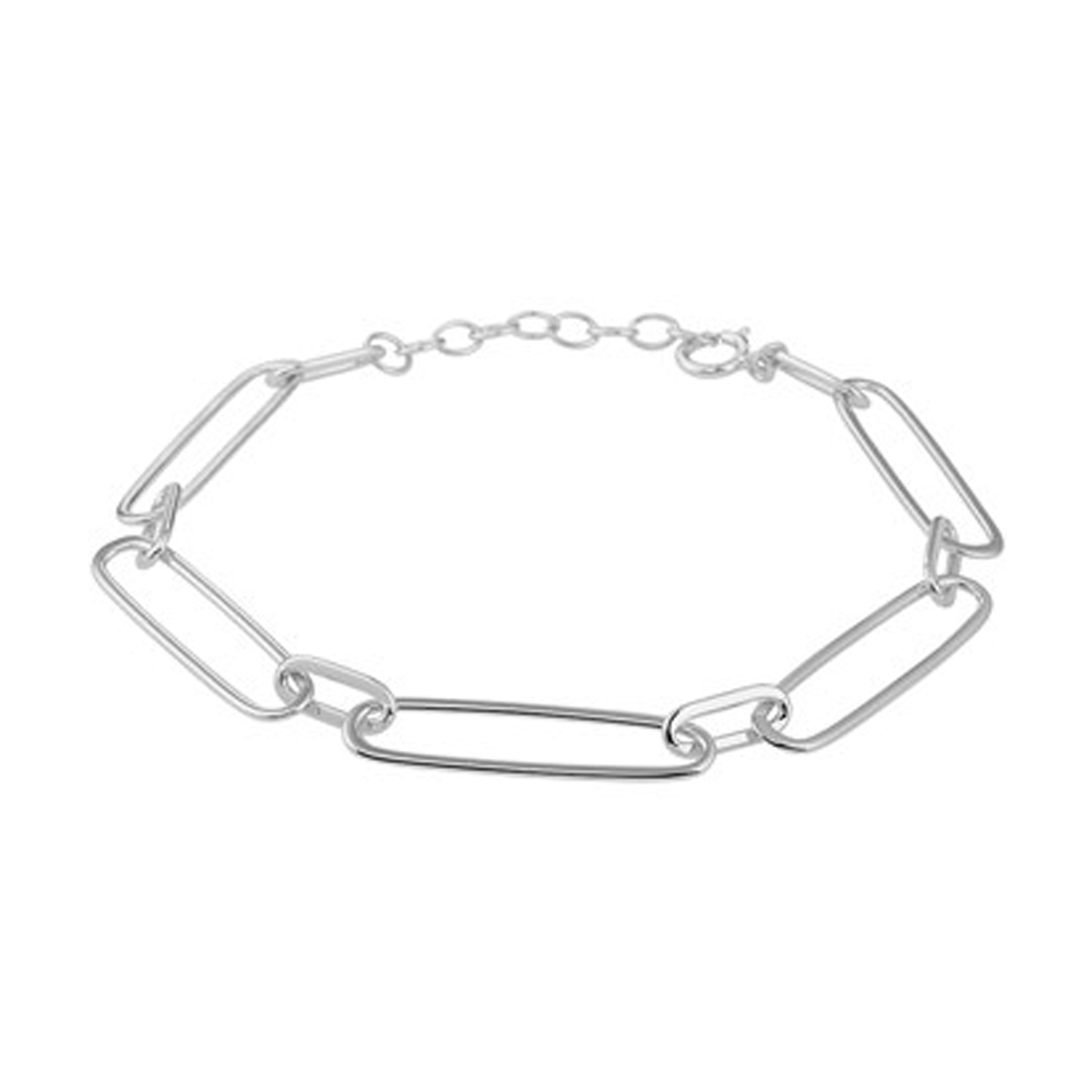 Huiscollectie Armband paperclip 1333108 - 19cm