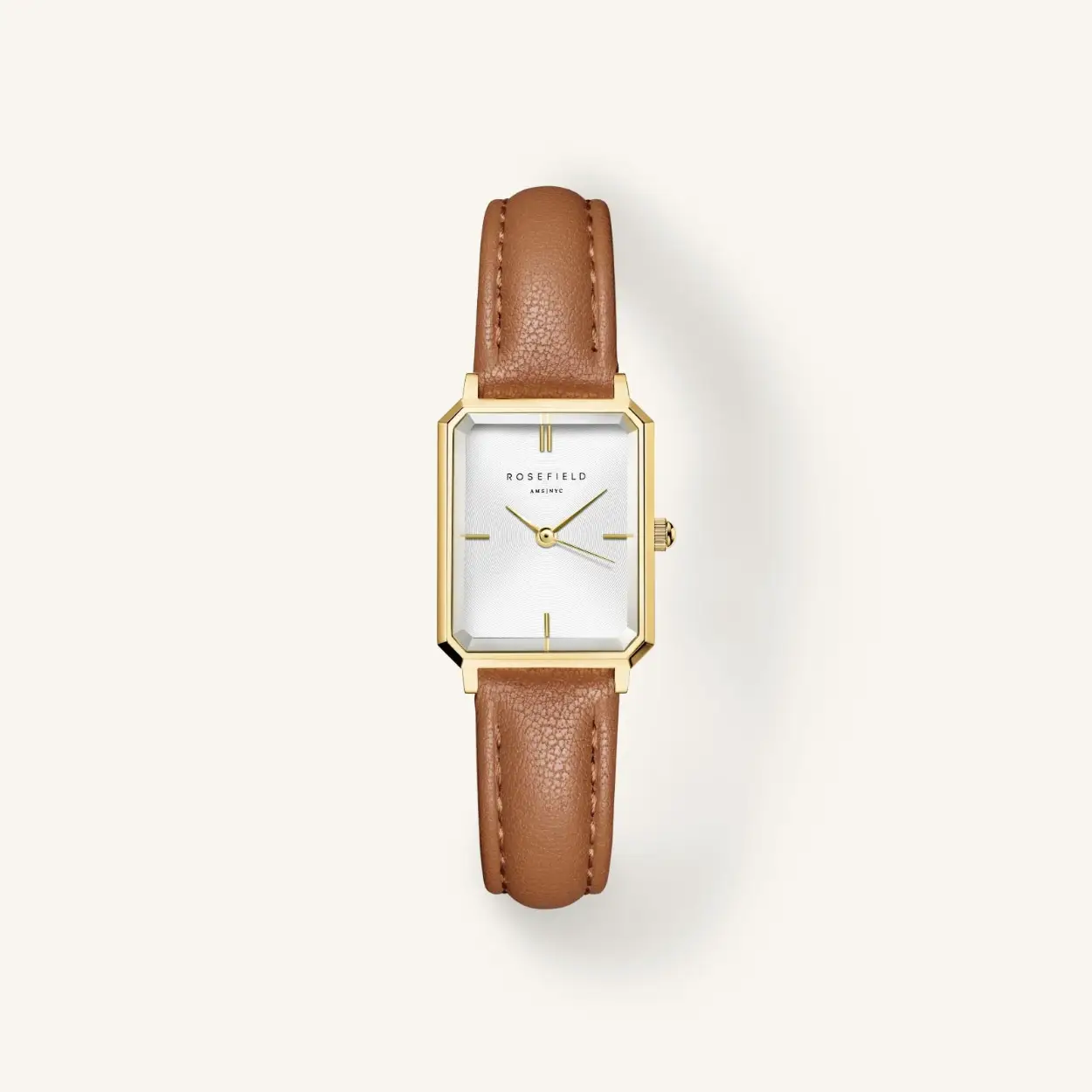 Ontdek The Octagon, Rosefield's nieuwste horlogecollectie — direct een klassieker. Dit bijzondere horloge met achthoekige klok een elegantie van 1920 elegantie uit en maken dit horloge tot een waar fashion accessoire.
