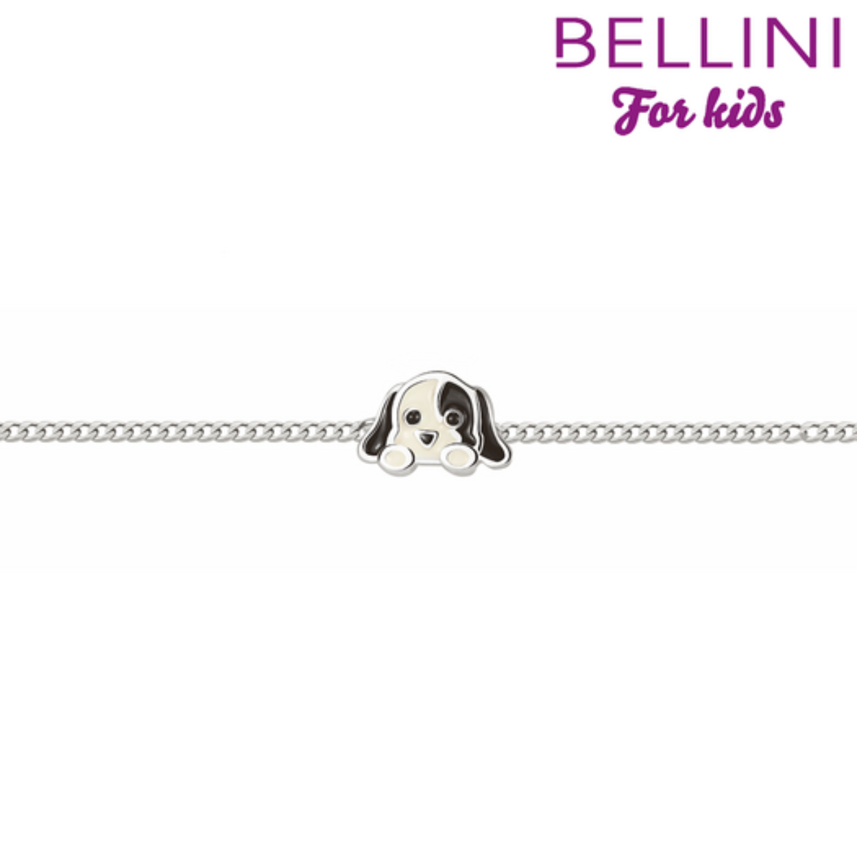 Bellini zilveren armband met hond