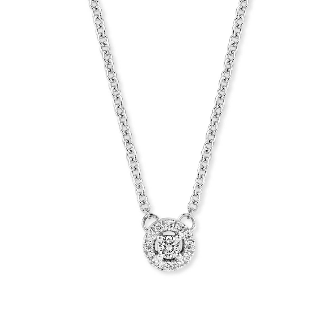 Witgouden Ketting 18KT.