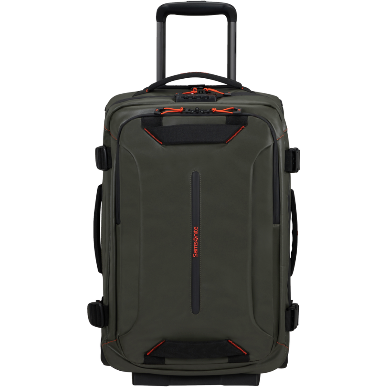 Model
Reistas met wielen
Materiaal
100% recycled pet
Kleur
Blue Nights
Afmetingen
55 x 35 x 23 cm
 Maattabel
Size
Handbagage
Volume
40 L

BUITENKANT
Categorie
Zacht
Slot
Combinatieslot met TSA functie
Ritsen
Ja
Handvatten
Bovenhandvat(ten), zijhandvat(ten) & bodemhandvat(ten)
Trekstang
Dubbele trekstang
Wielen
2 wielen
Type wielen
Geïntegreerd wielsysteem
Vakken buitenkant
1 voorvak
Handbagage
Ja
Adreslabel
Geïntegreerd adreslabel
Reflecterende details
Ja
Compressieriemen
Ja
BINNENKANT
Hoofdvak
Ja
Laptopvak
Ja
Interne laptoptas
15.6"
