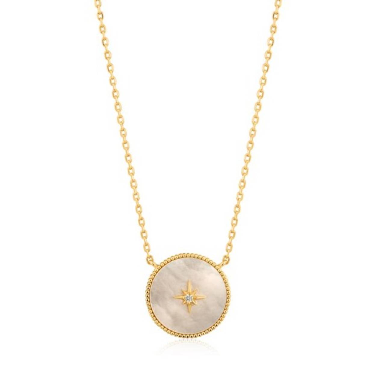 Mother of Pearl Emblem - Necklace