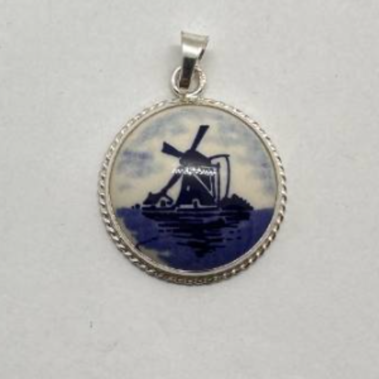 Hanger Delfts blauw groot