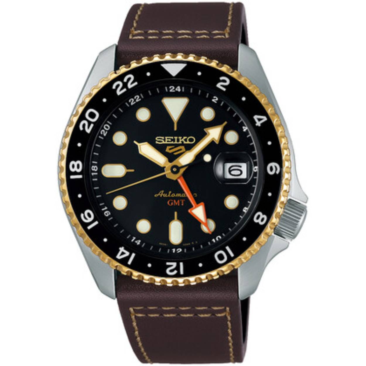 Dit Seiko horloge behoort tot de 5 Sports collectie.
Referentienummer: SSK036K1